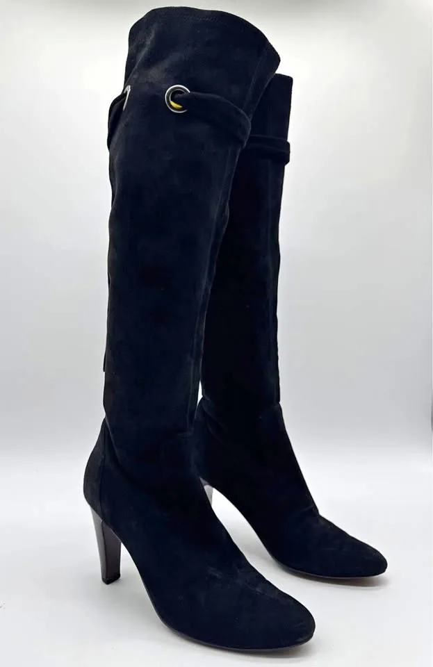 Cole Haan Nike Air Black Suede Boots - Size 6.5B thumbnail
