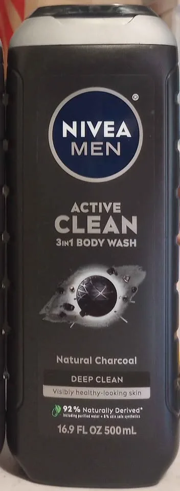 Nivea Men Natural Charcoal Body Wash - 2-pack image indicator(2)