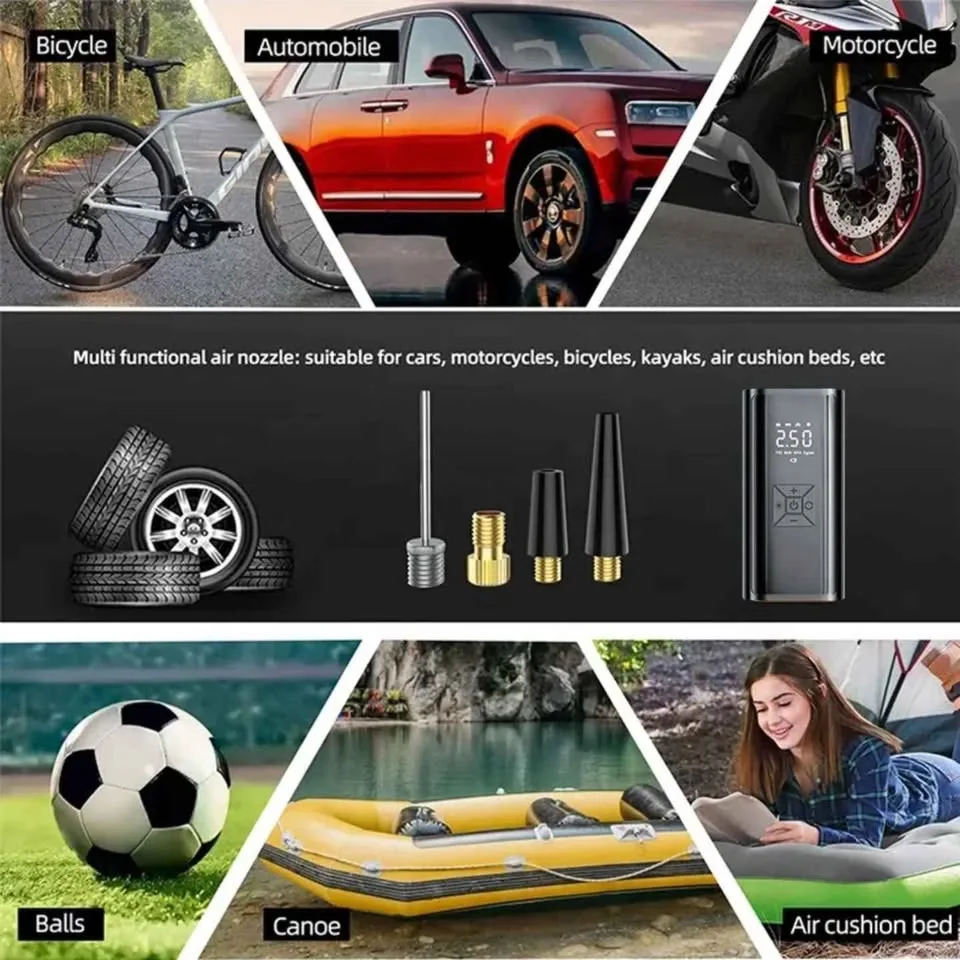 Air Compressor, Tire Inflator, 150 PSI, Digital Display image indicator(3)