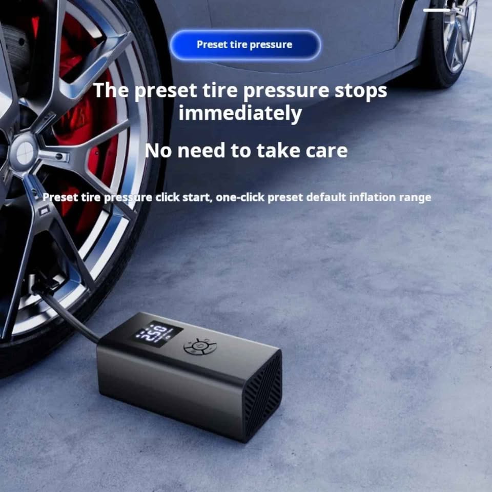 Air Compressor, Tire Inflator, 150 PSI, Digital Display - photo 4