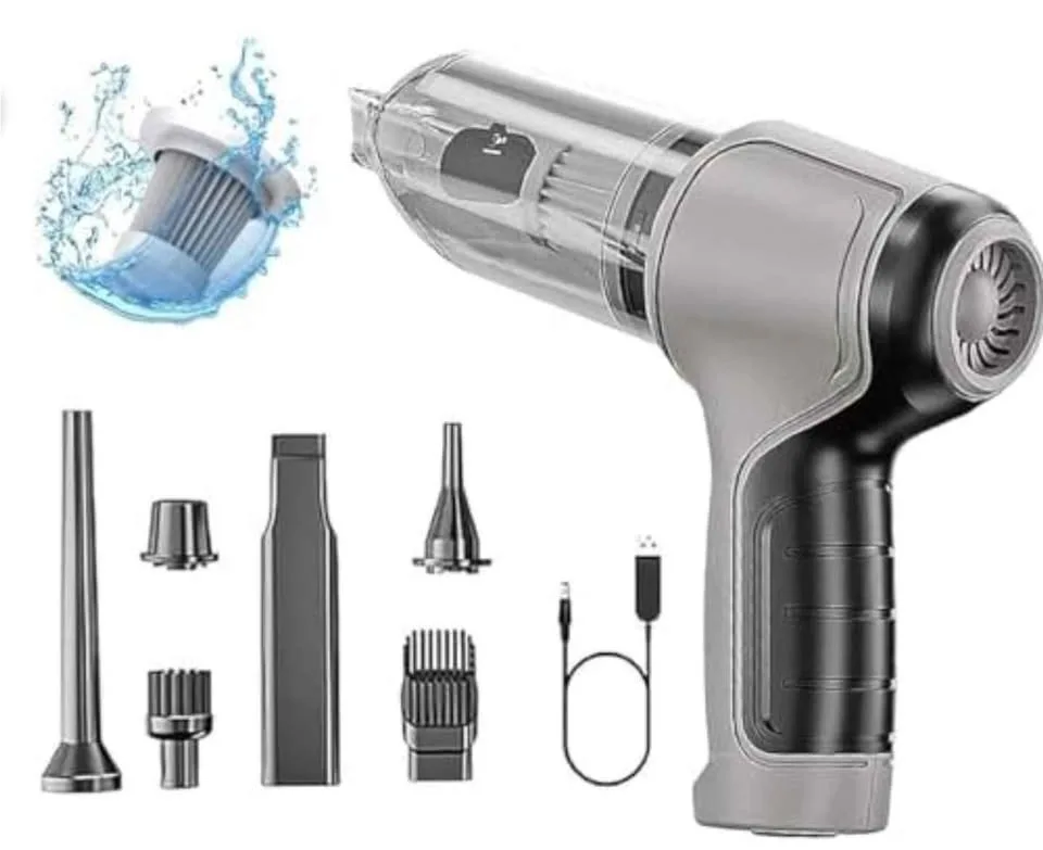 Car Vacuum Cleaner + Blower 2 in 1 NEW Handheld cordless image indicator(4)