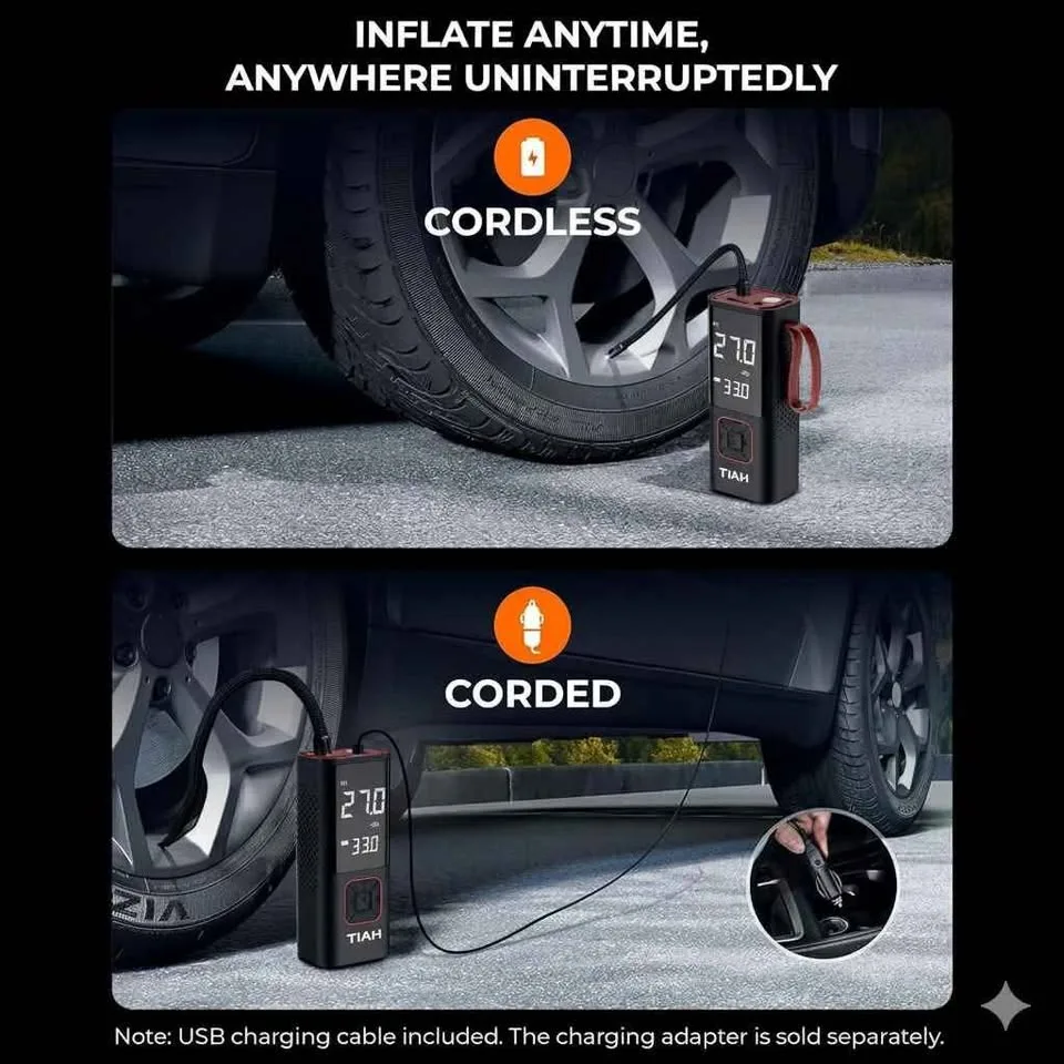 Car Tire Inflator | Air Compressor | Air pump | 150 PSI image indicator(3)