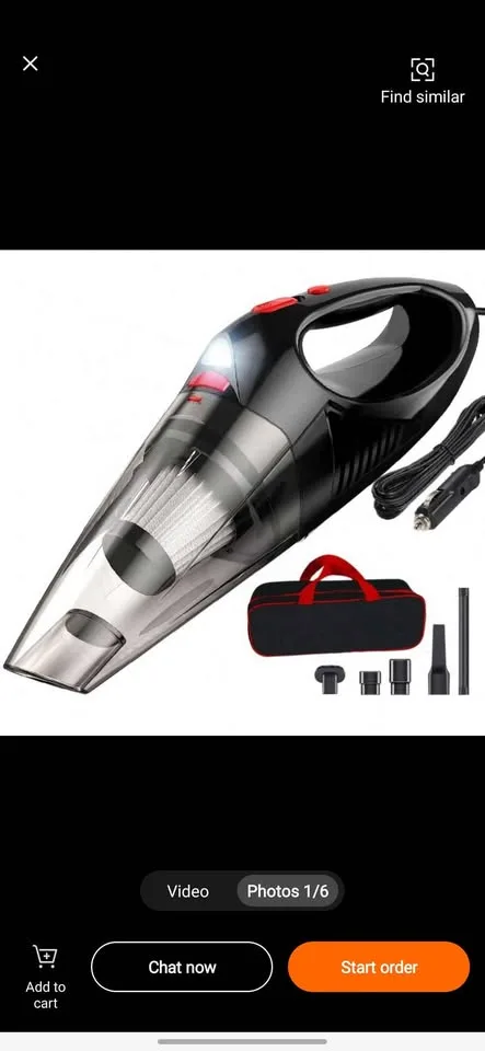 🟢Brand New 9000 PA Powerful Wireless Car Vacuum Cleaner🟢 thumbnail