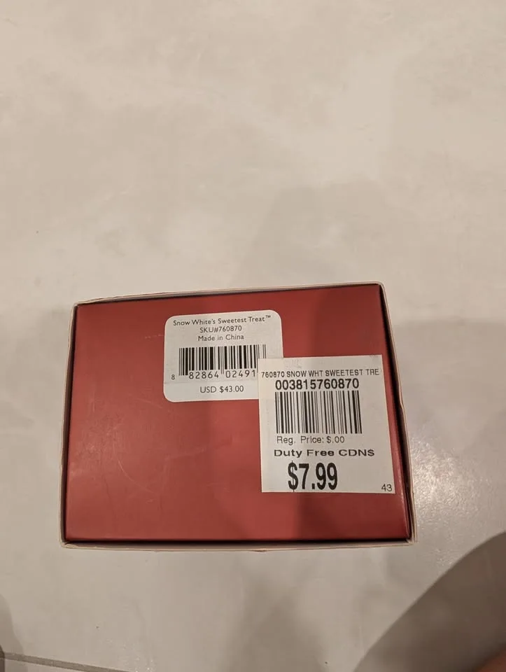 Lenox Snow White's Sweetest Treat Christmas Ornament image indicator(4)