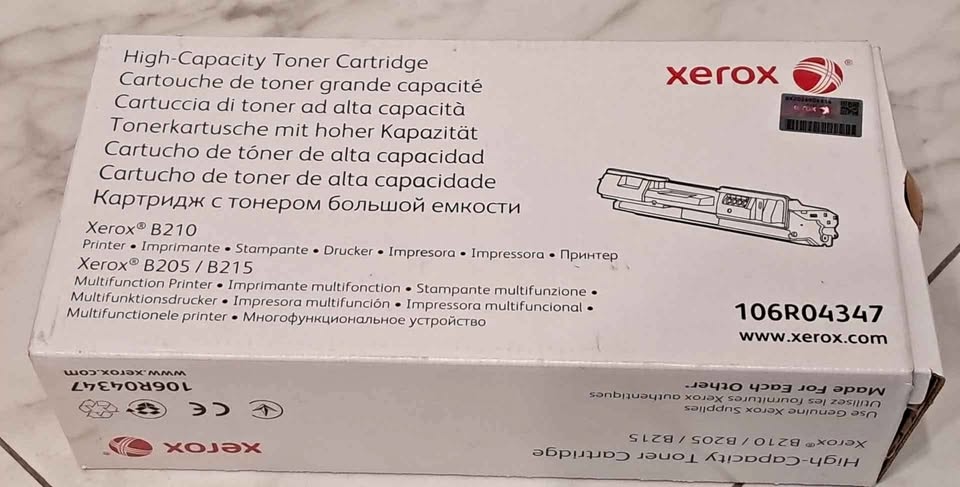 High capacity toner cartridge Xerox b210,b205,b215