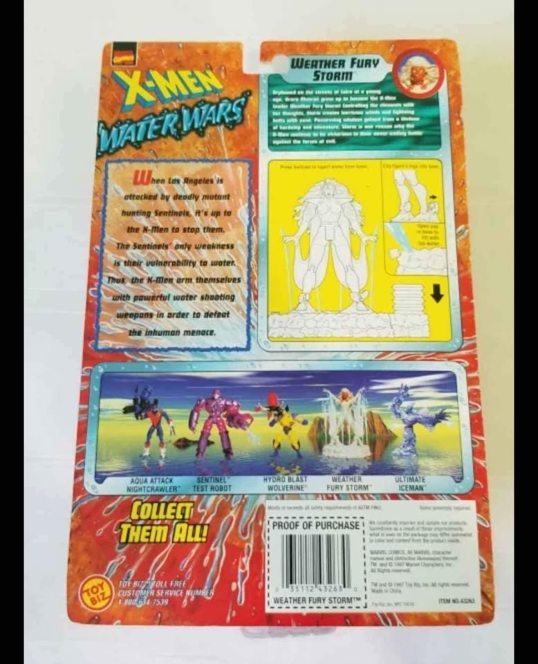 X-men toy biz water wars storm vintage - photo 2