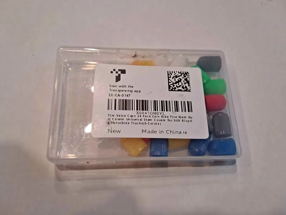 Tire valve caps 24 cover 6 colours thumbnail