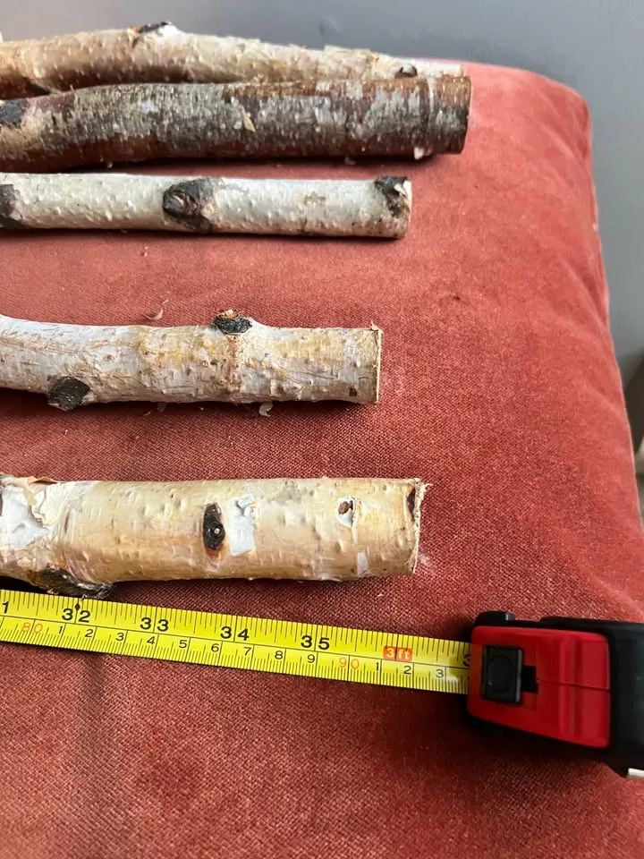 Fall Winter Christmas Decor - 5x 3' Birch Branches image indicator(2)