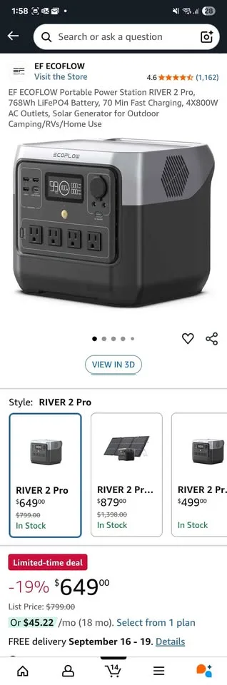 EF ECOFLOW Portable Power Station RIVER 2 Pro image indicator(6)