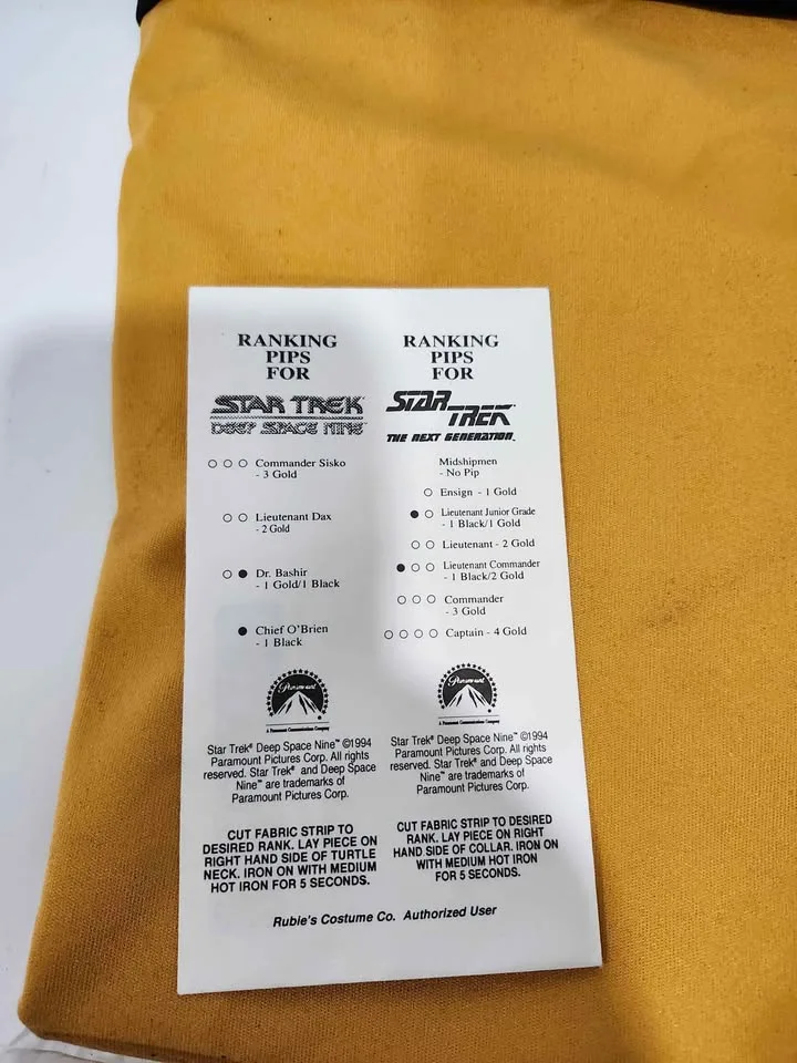 Star Trek Captain Kirk Uniform Costume - Medium image indicator(2)