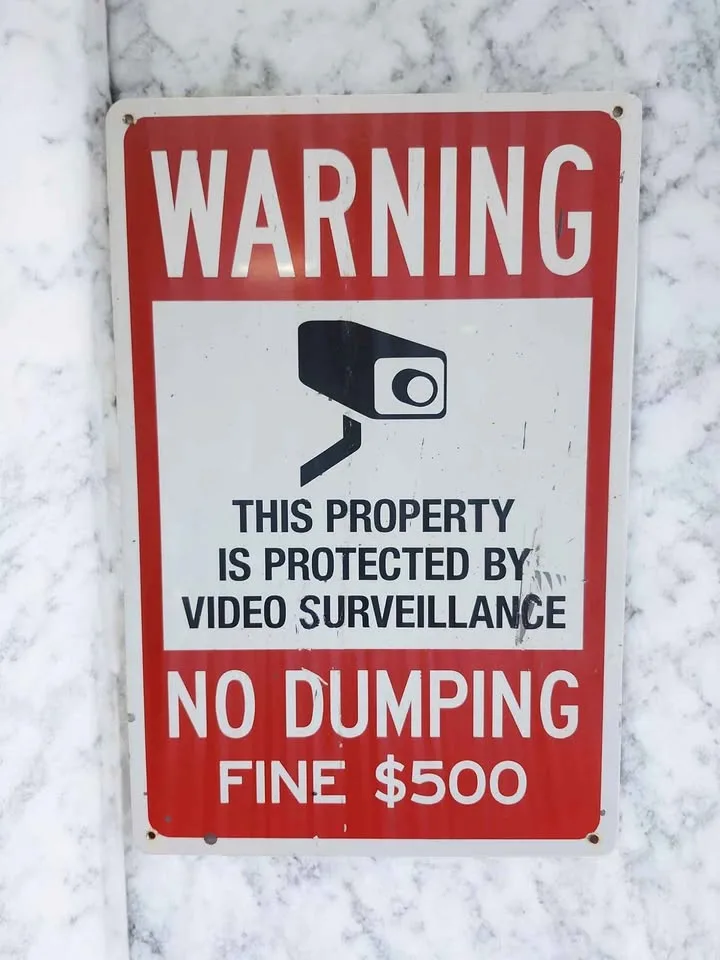 RFLCTV SURVEILLANCE WARNING SIGN,18X12IN image indicator(2)