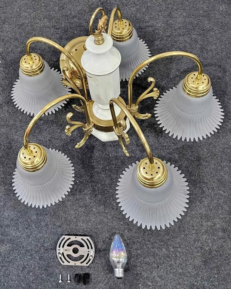 Brass Chandelier lights thumbnail