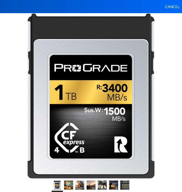 ProGrade 1TB CF Express Type B - photo 4