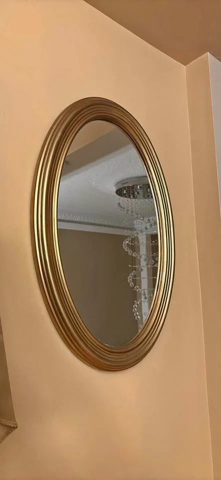 Oval Gold Mirror thumbnail