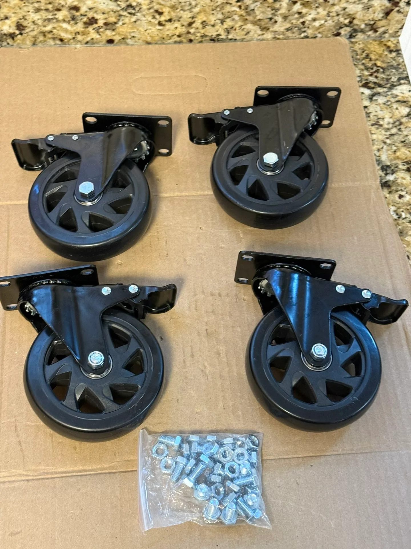 Caster Wheels for Cart and Furniture. thumbnail