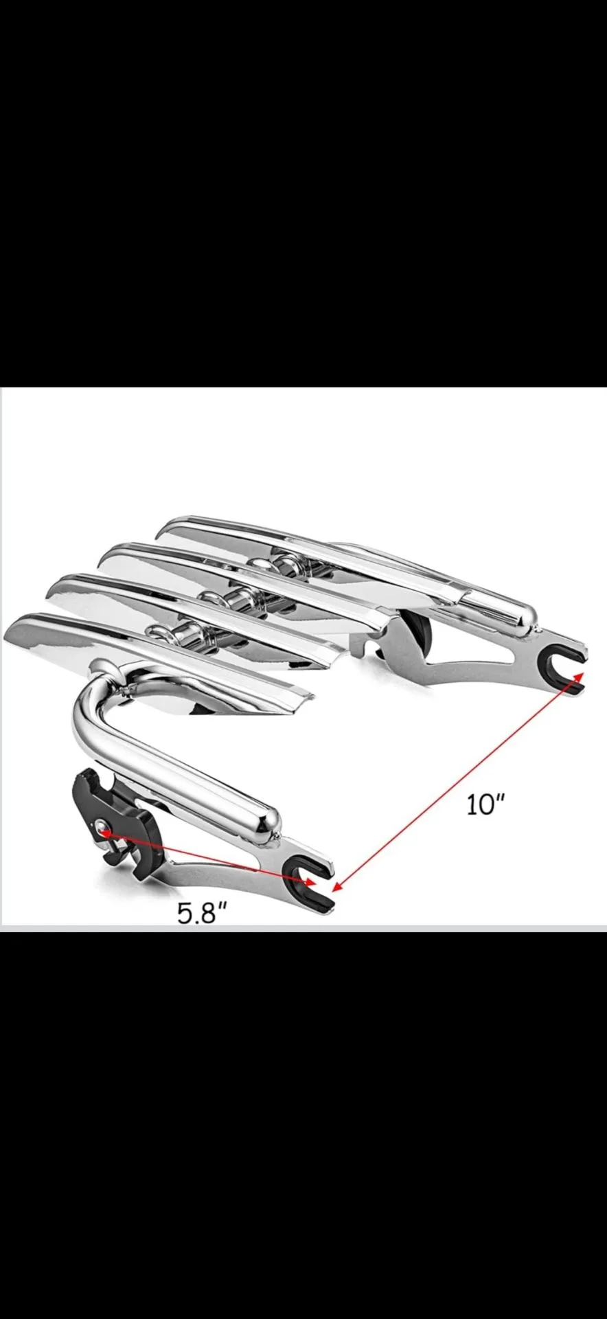 Luggage Rack For Motorcycle. thumbnail