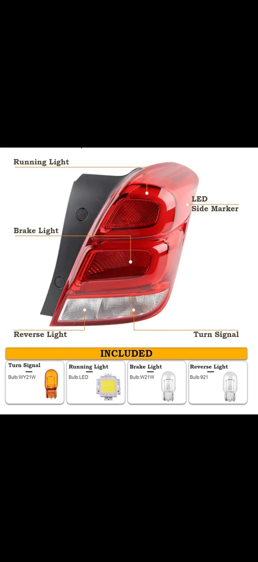 Tail Light For Chevrolet Trax thumbnail