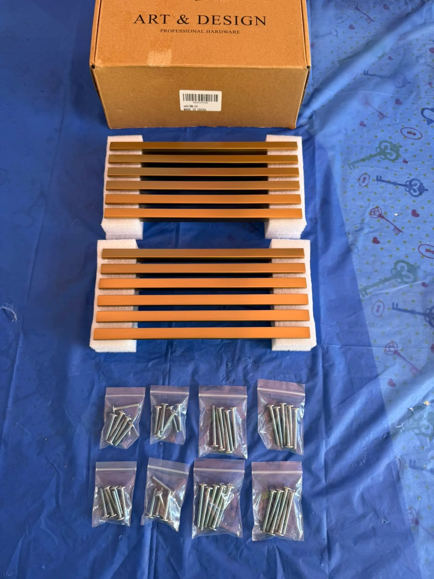 Cabinet Handles 8.5’’ (12pcs) Champagne Bronze thumbnail