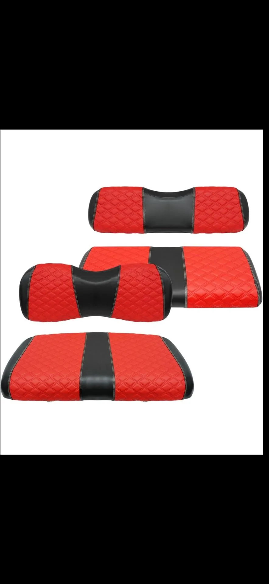 Seat covers for golf cart. See all pics & read description. thumbnail