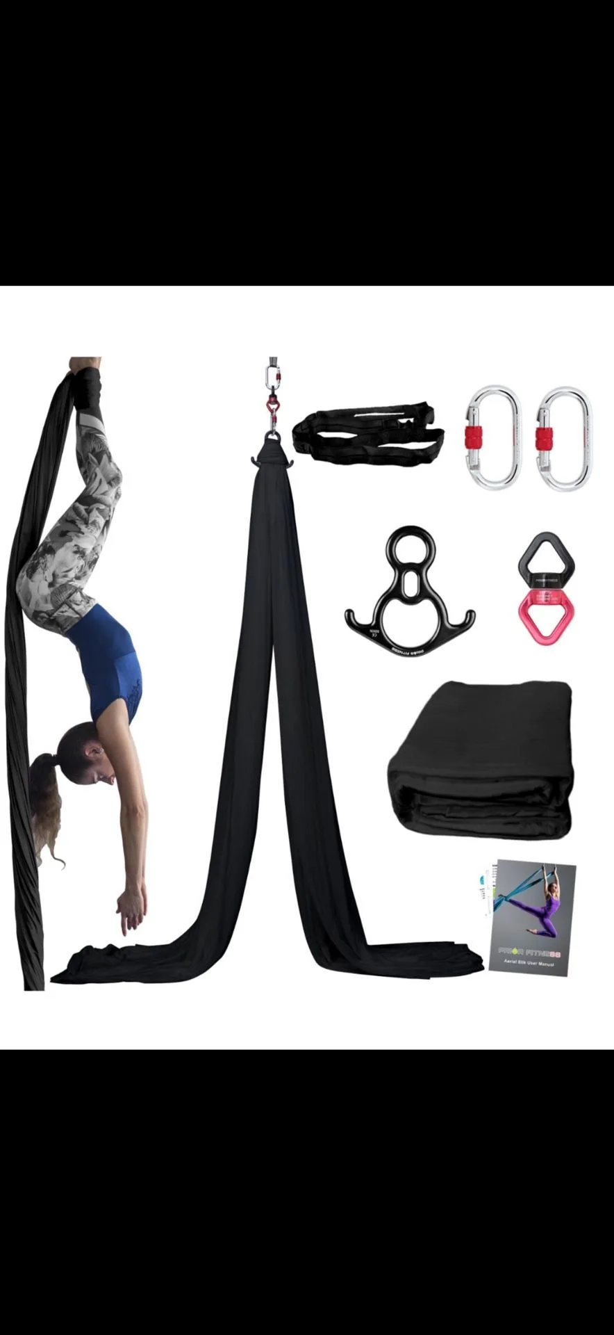 Aerial Silk Kit( see all pics & description). thumbnail