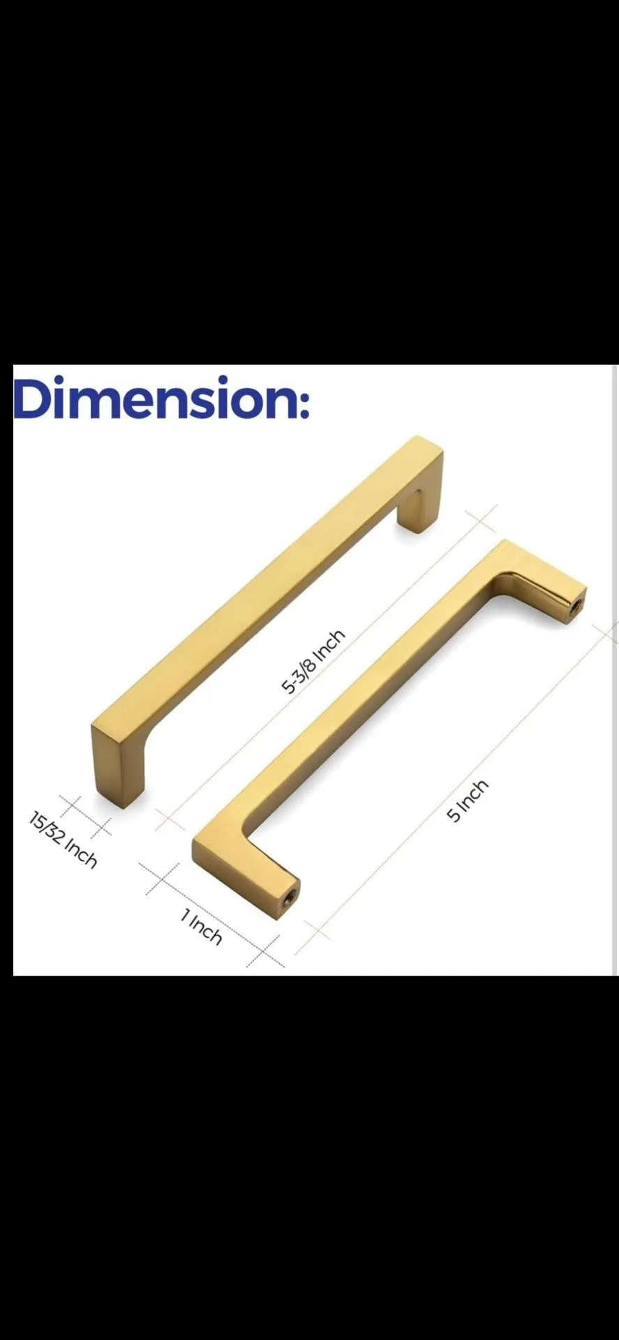 Cabinet Handles ( 5.3/8’’ - 30 Pieces). thumbnail