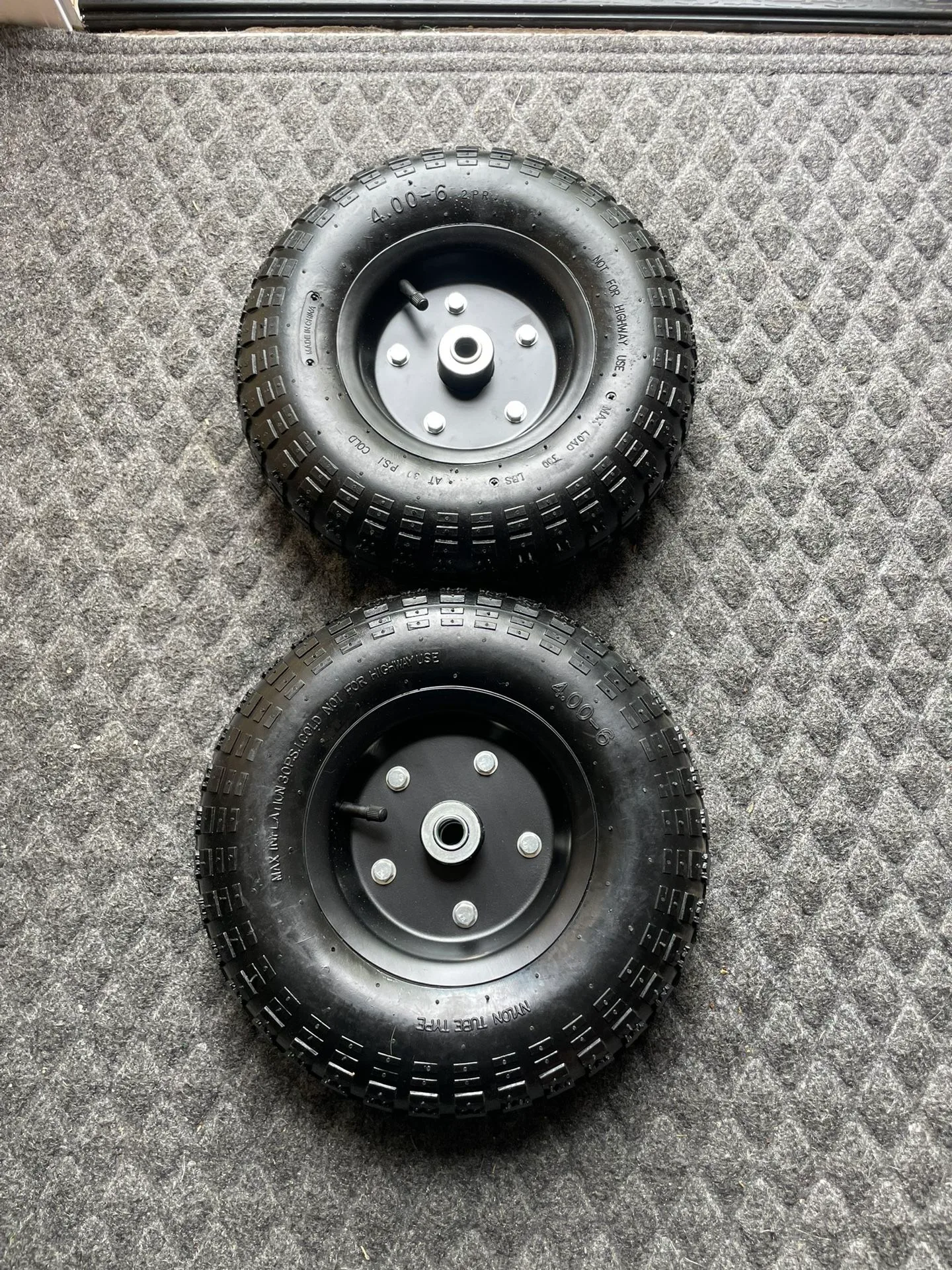 Wheels and tires for Wheelbarrow and more. thumbnail