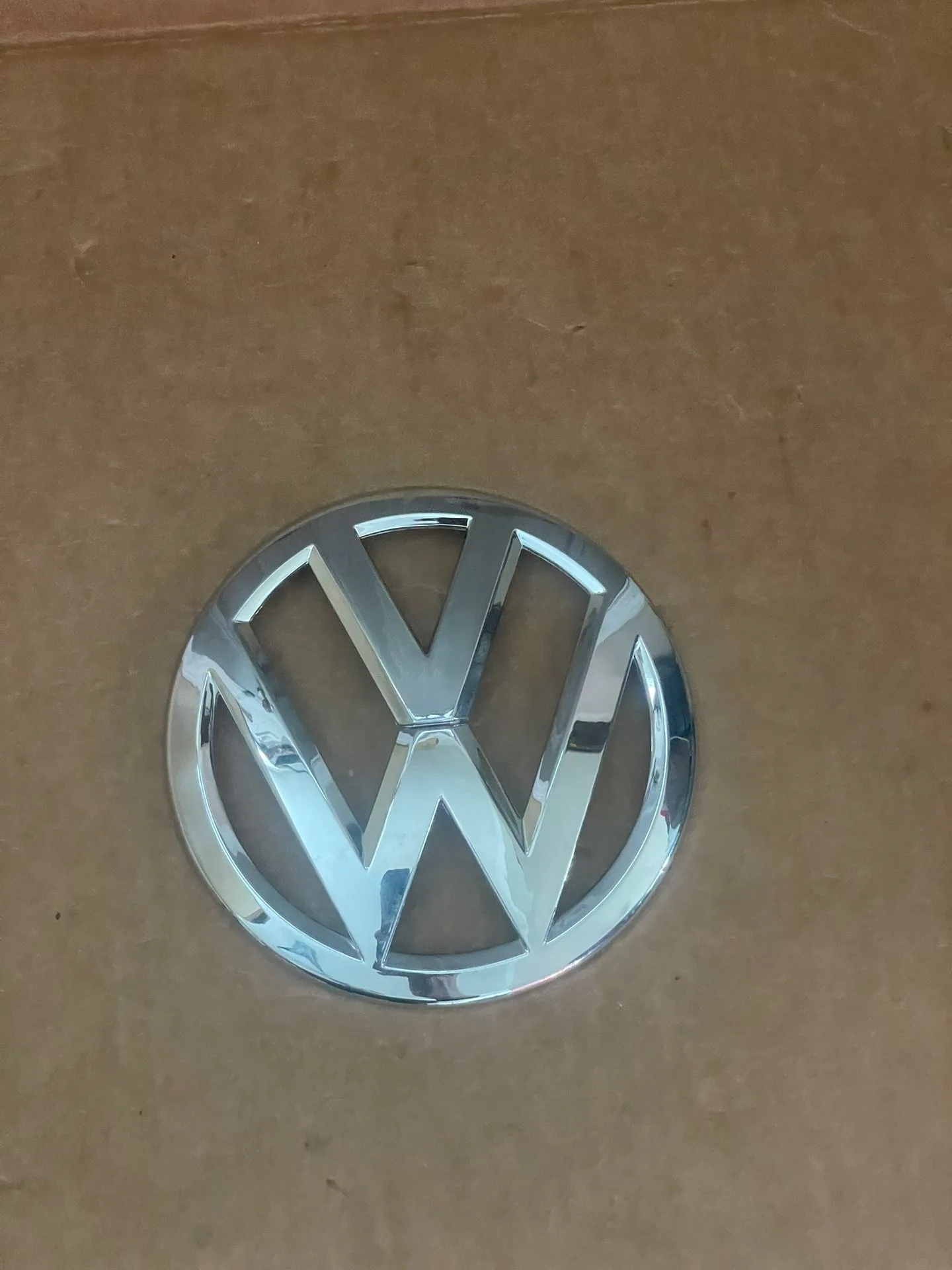 Volkswagen Front grill Emblem. See all pictures and description. thumbnail