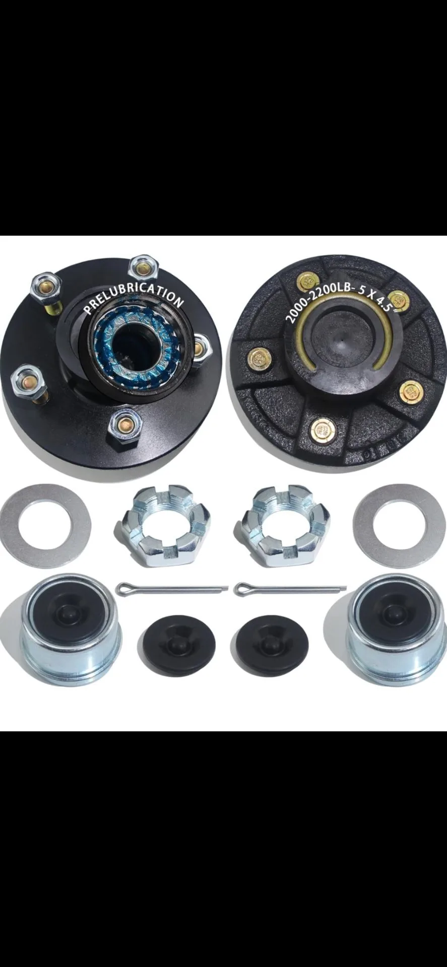 Hub and bearings kit for trailer thumbnail