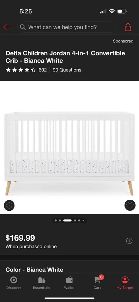 Delta Children Jordan 4-in-1 Crib & 4 Crib Sheets - photo 2