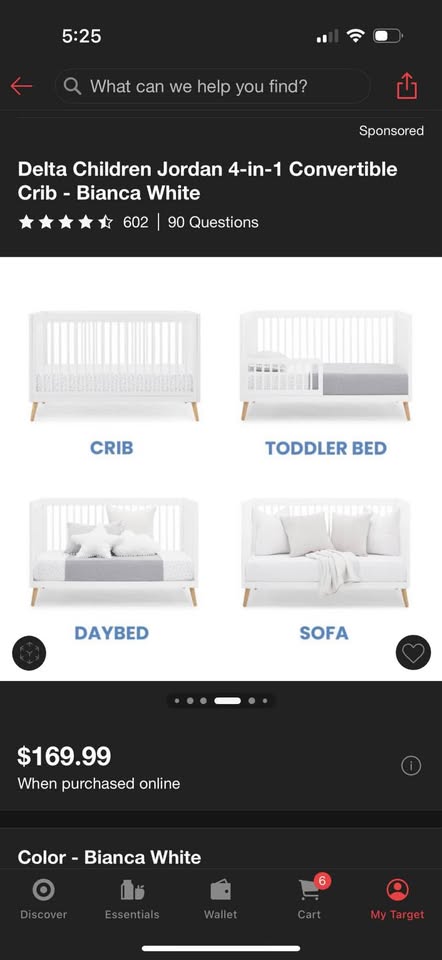 Delta Children Jordan 4-in-1 Crib & 4 Crib Sheets - photo 4