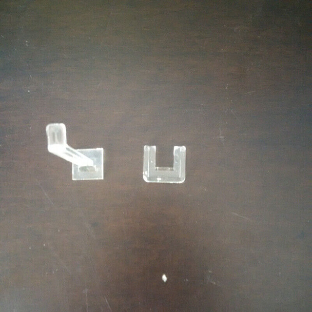 1/4" Acrylic Clear Flat Hooks and Hook Holders - photo 2