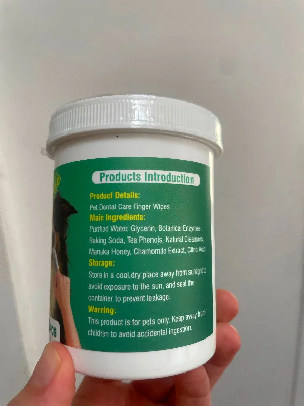 Dog or cat dental wipes ❤️ image indicator(2)