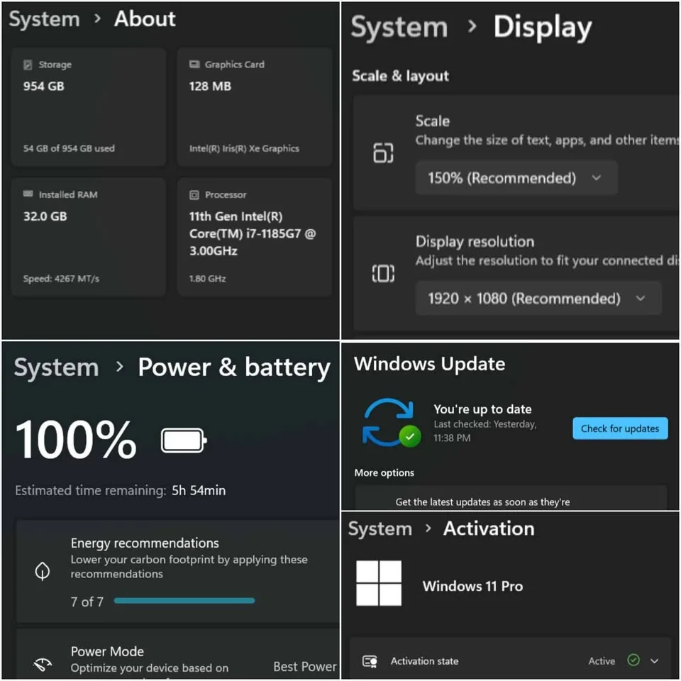2022 Dell Latitude 7420 i7 32GB 1TB-SSD Win11Pro USB-C image indicator(7)