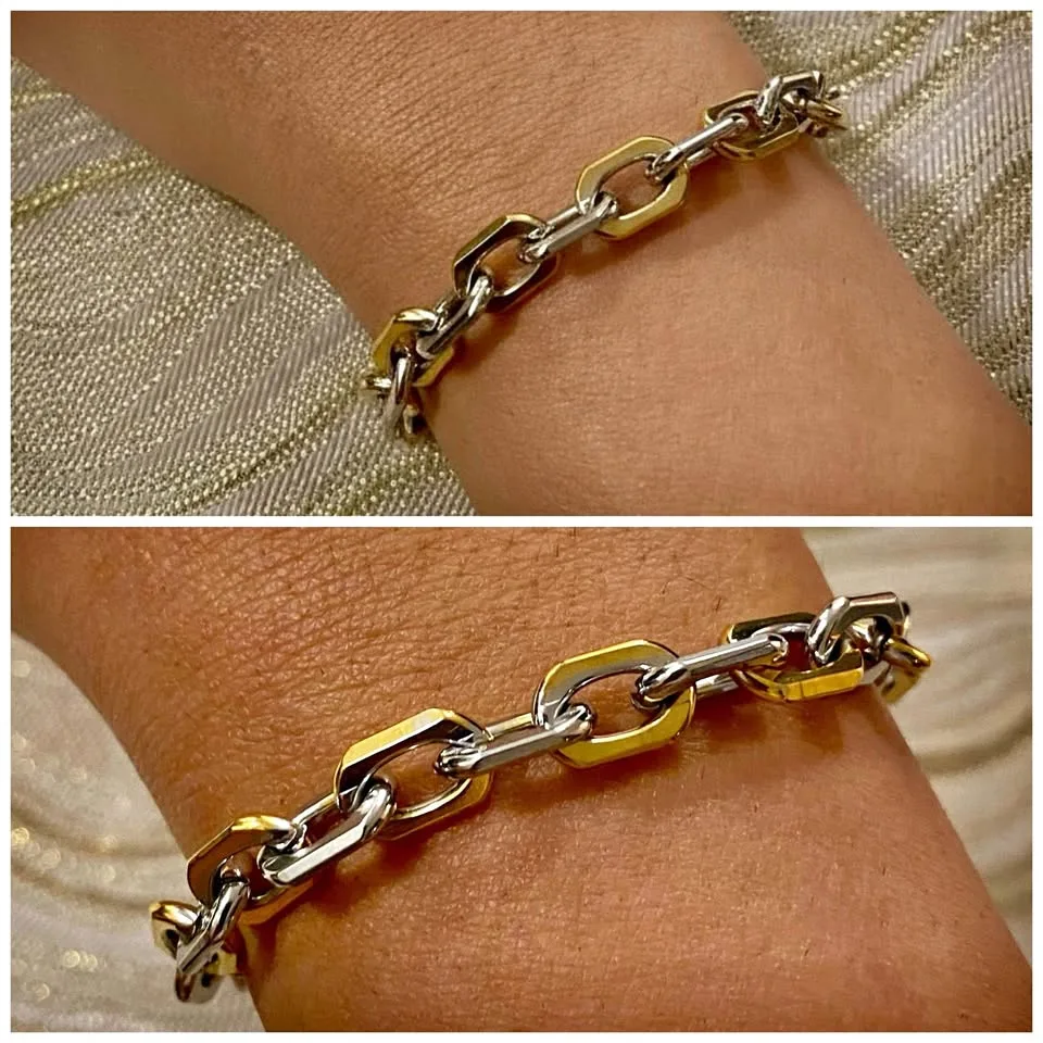 🧡 Two-tone Chain Bracelet thumbnail
