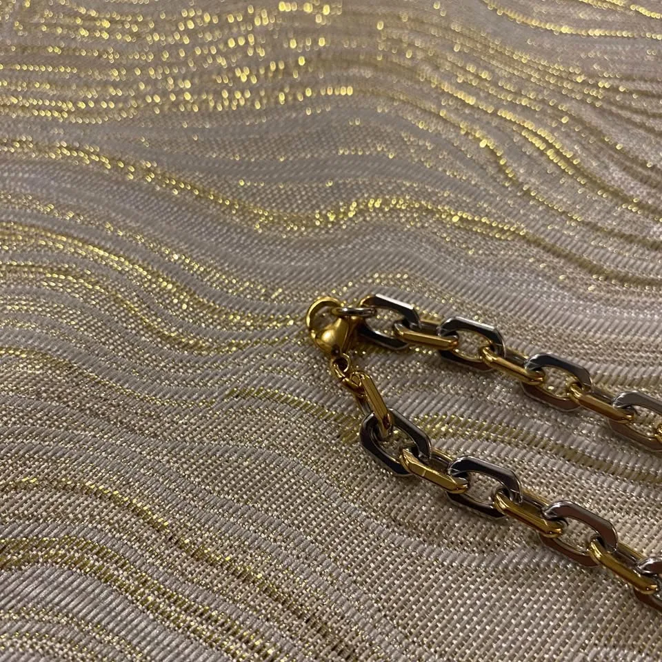 NEW 🧡 Two-tone Chain Bracelet image indicator(7)