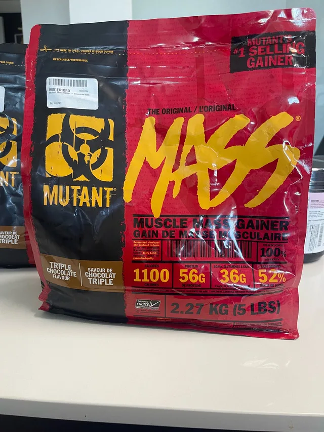 MUTANT MASS Weight Gainer Protein Powder Whey 5lbs thumbnail