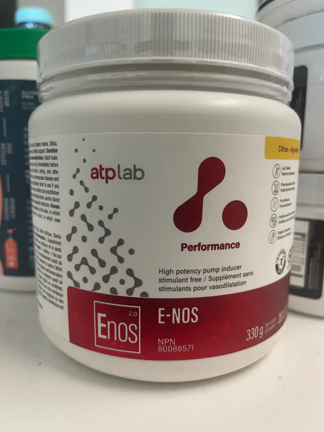 ATP LAB - E-Nos 330g Powder 20-Servings Citrus Flavour image indicator(2)