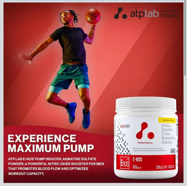 ATP LAB - E-Nos 330g Powder 20-Servings Citrus Flavour image indicator(3)