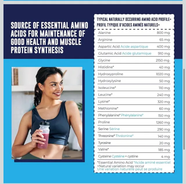 Hydrolyzed Collagen Peptides – Grass Fed Bovine Collagen Powder image indicator(4)