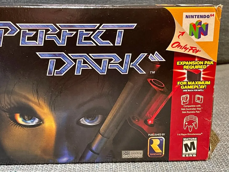 N64 Perfect Dark, CIB in Near-Perfect Condition thumbnail