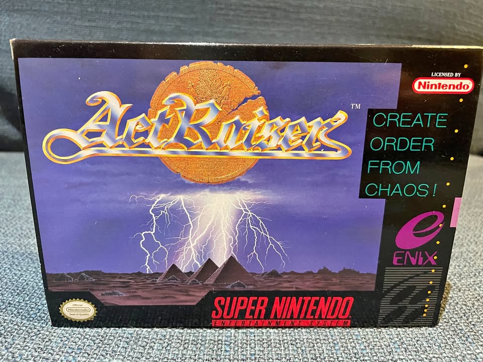 SNES ActRaiser, CIB in Near-Perfect Condition