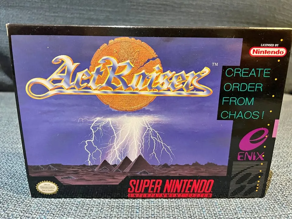 SNES ActRaiser, CIB in Near-Perfect Condition thumbnail