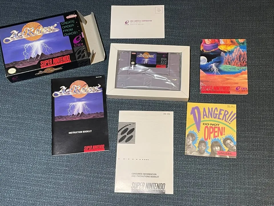 SNES ActRaiser, CIB in Near-Perfect Condition image indicator(2)