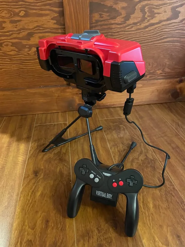 Nintendo Virtual Boy Console in Blockbuster Carry Case TESTED image indicator(5)