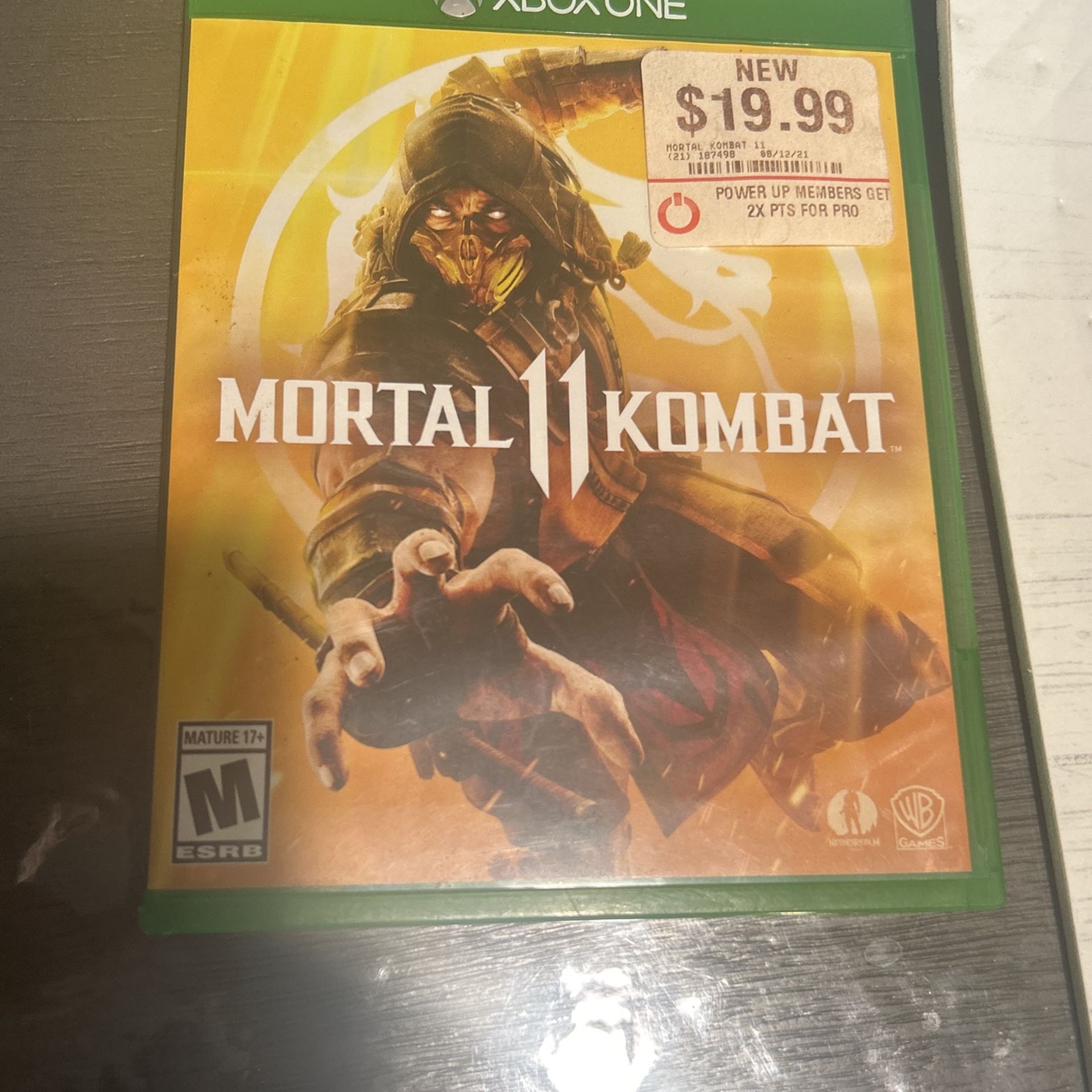 Mortal Kombat For Xbox 1