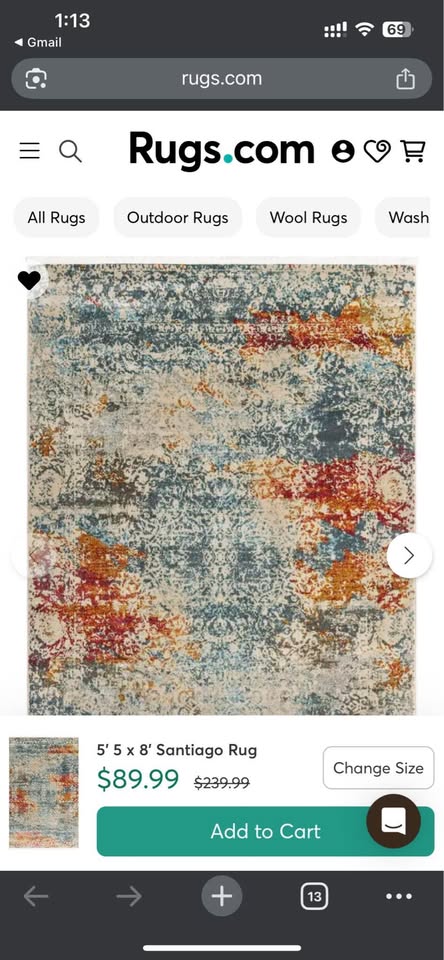 5’5 x 8 rug! - photo 3