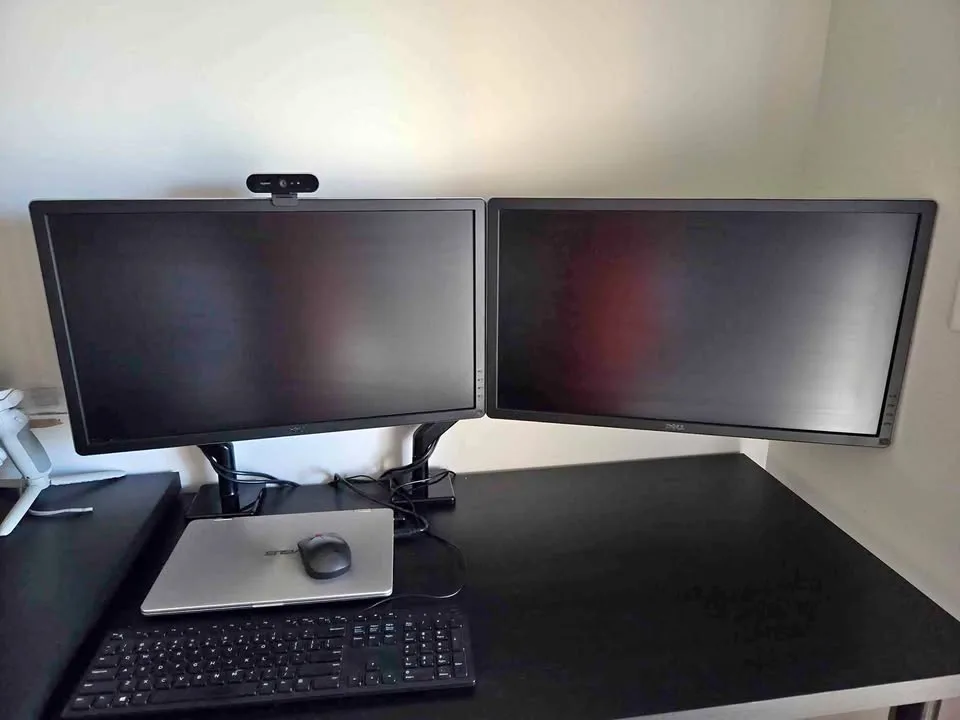 Adjustable Monitor stand with Dell 24-Inch Monitor $150 each thumbnail