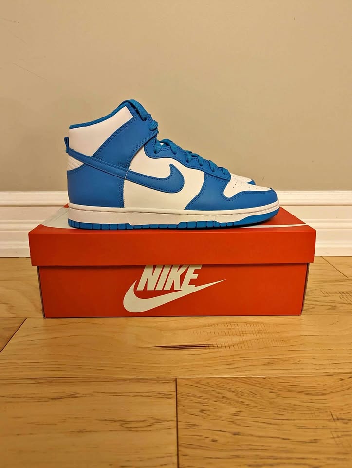 Dunk High Laser Blue - Size 10
