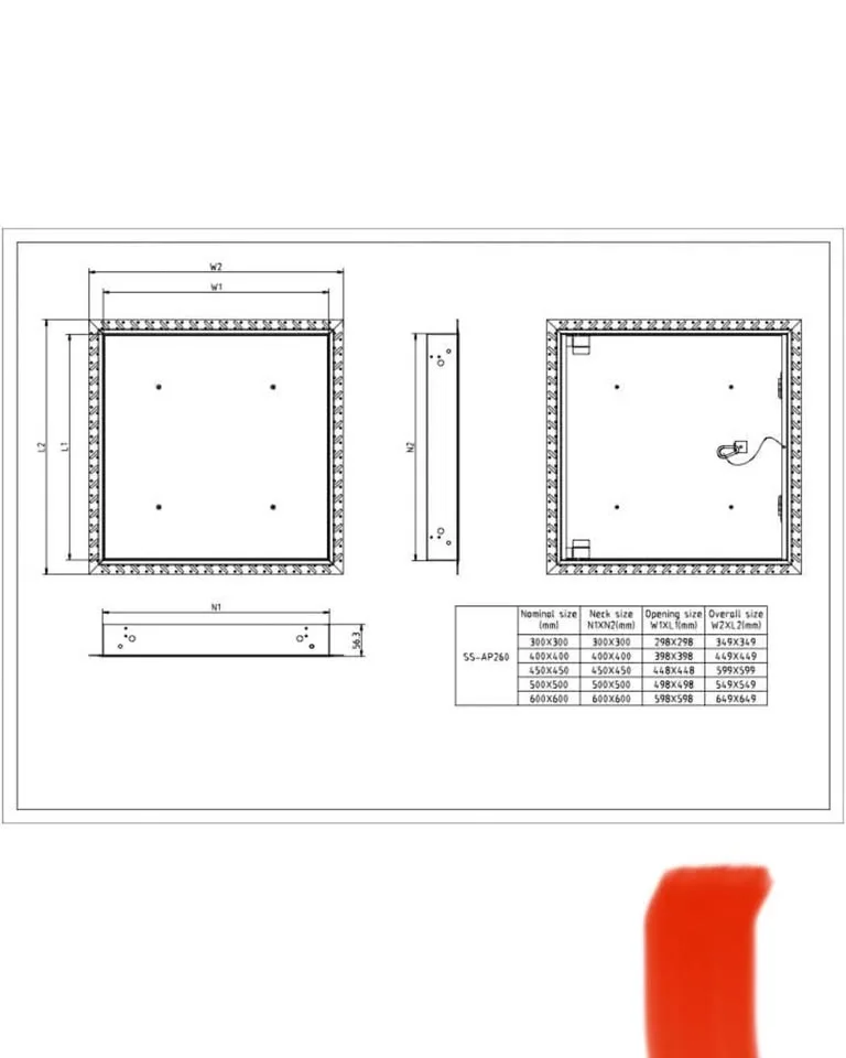 New Tape-in Access Door Panel 16 x 16 image indicator(3)