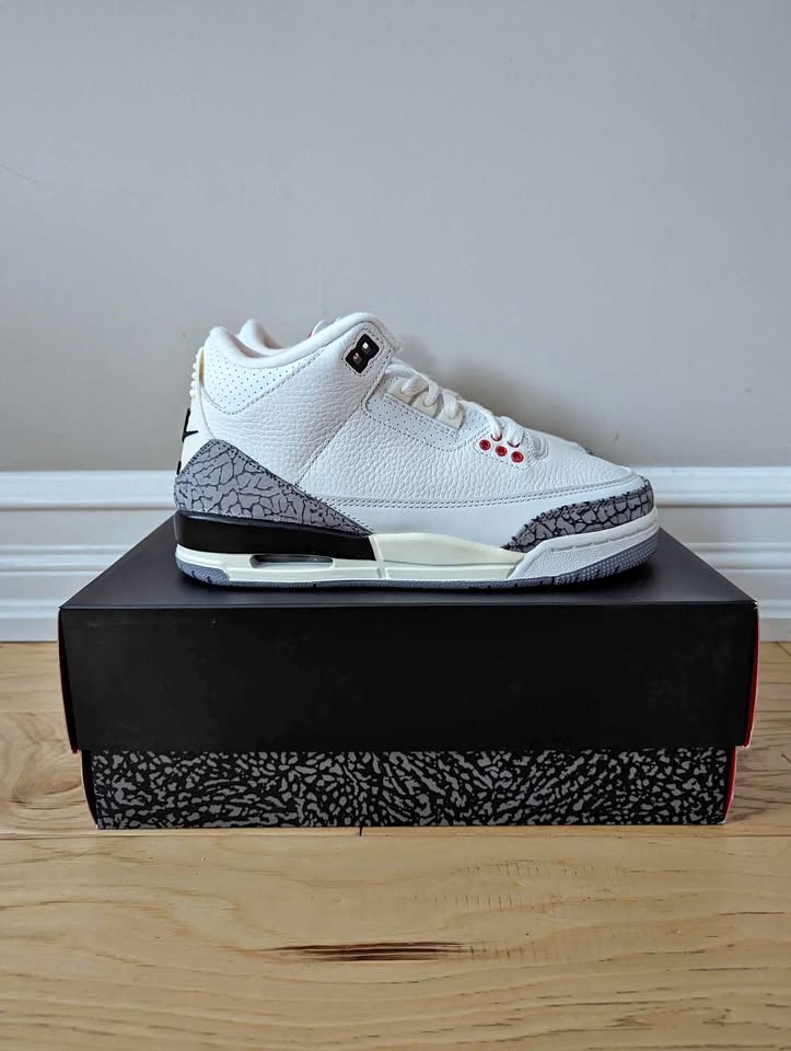 Jordan 3 Reimagined Gs Size 5y/6.5w